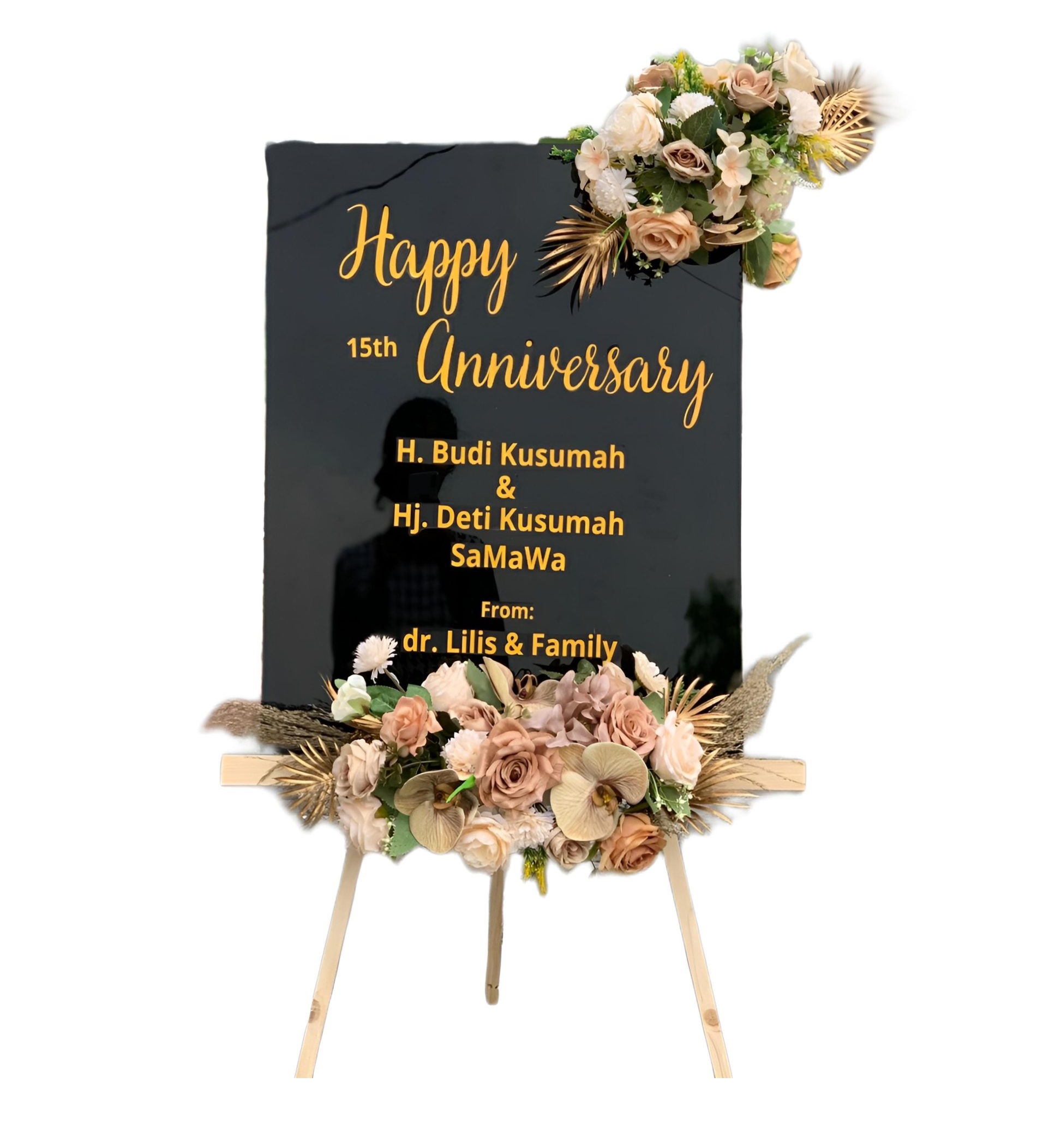 Papan Bunga Akrilik Sobang