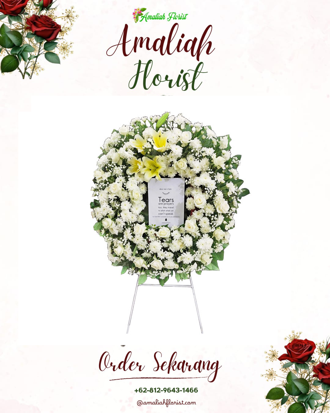 Krans Bunga Duka Sobang